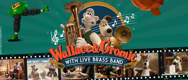 Wallace and Gromit - A Grand Day Out with Live Brass Band Accompaniment