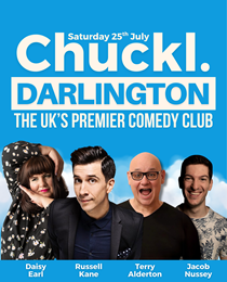 Chuckl. Darlington with Russel Kane