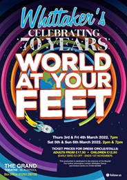 Whittaker’s World at Your Feet 2022 – 70th Anniversary. 