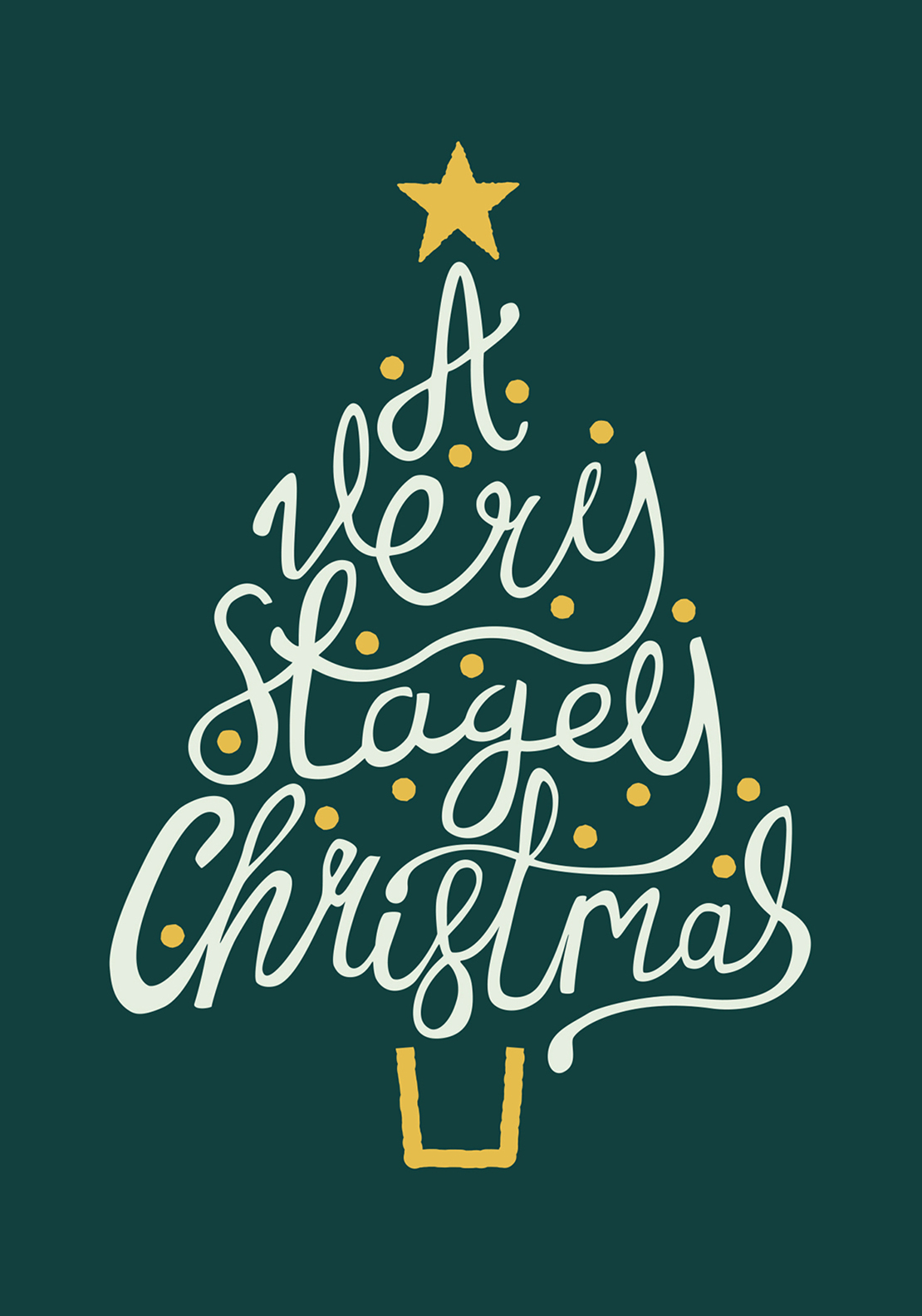 Green Stagey Christmas