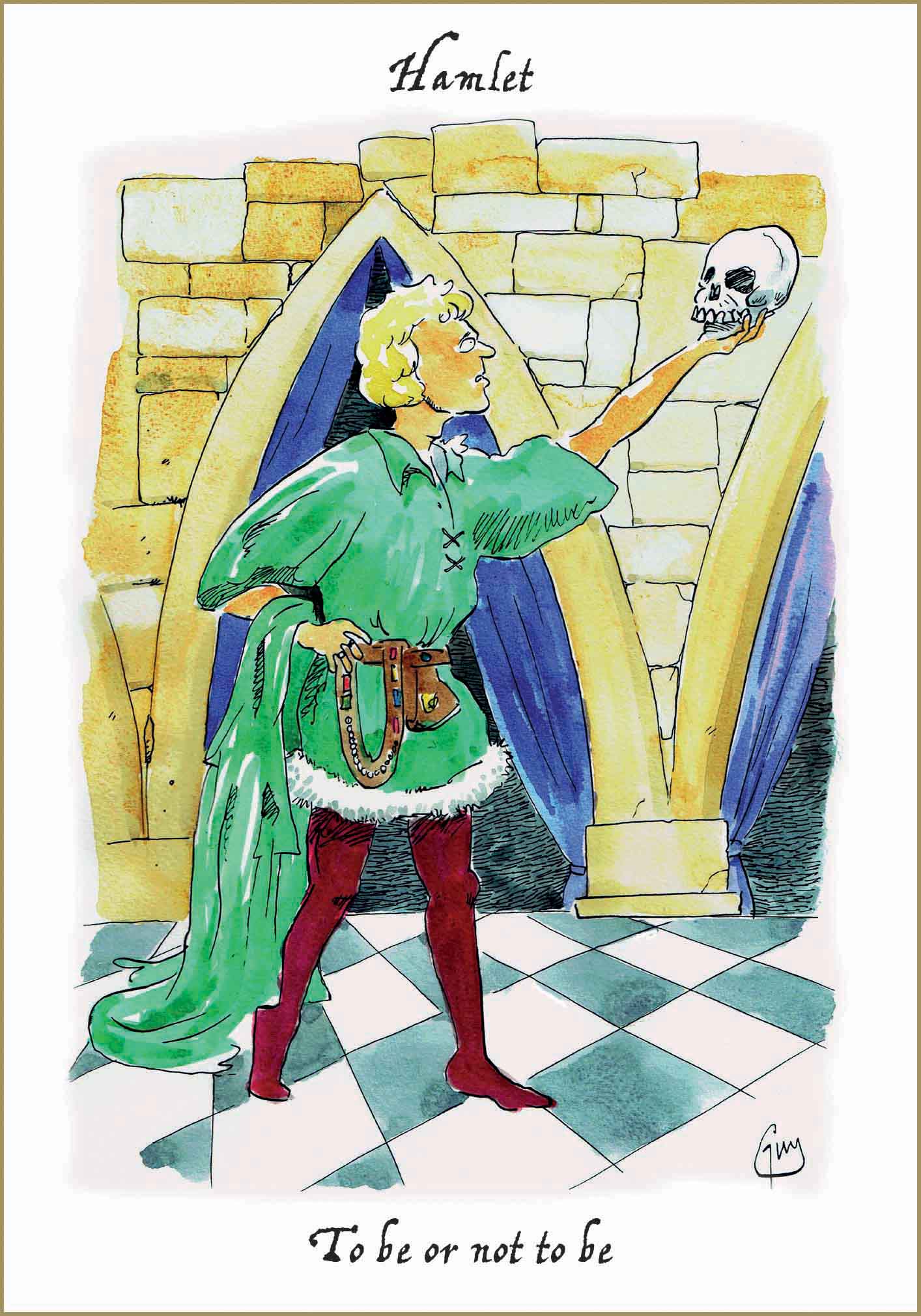 Greetings Card - Hamlet's Soliloquy