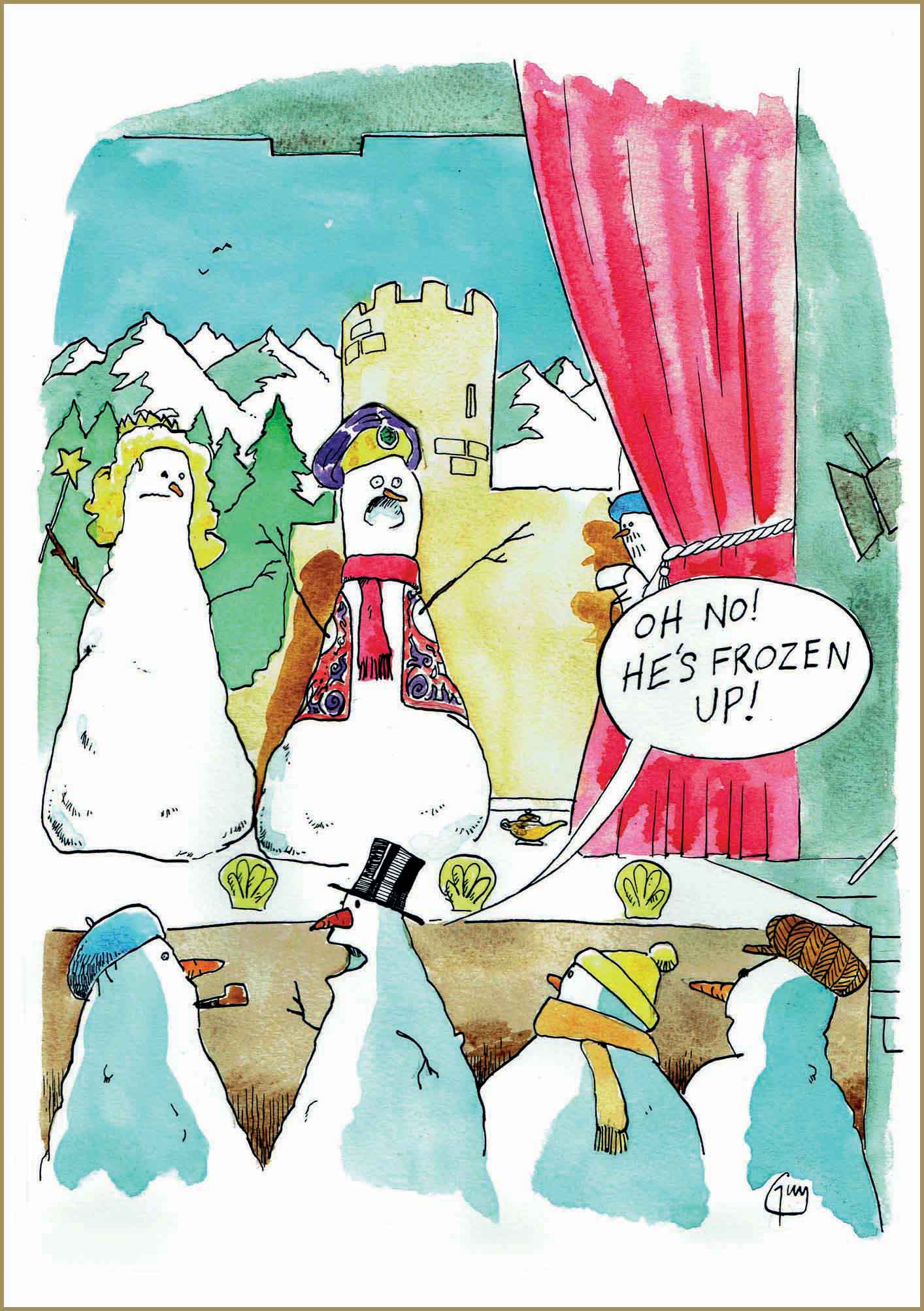 Snowman Stage Fright