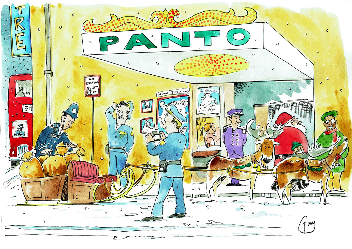 Santa Loves the Theatre