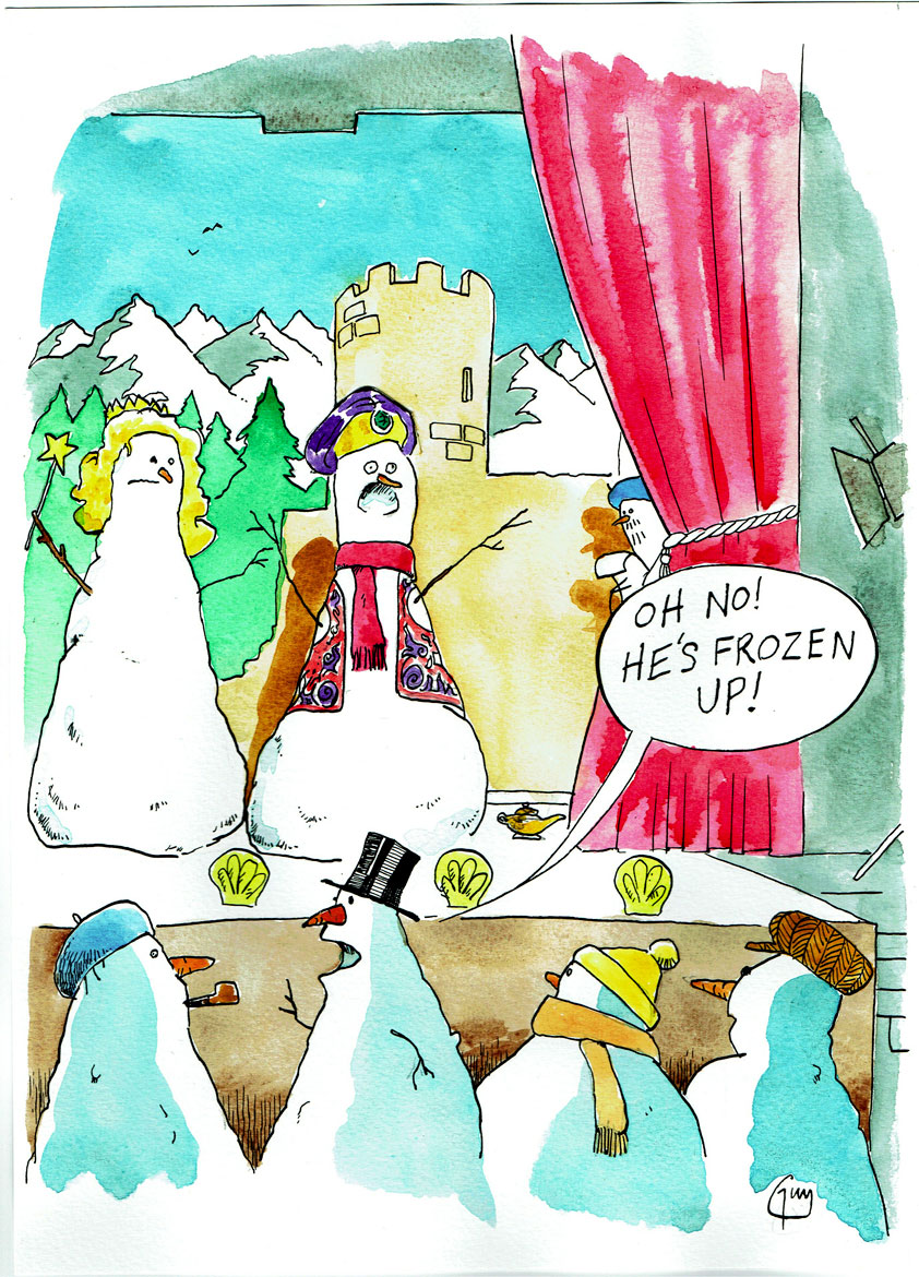 Snowman Stage Fright